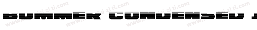 Bummer Condensed It字体转换